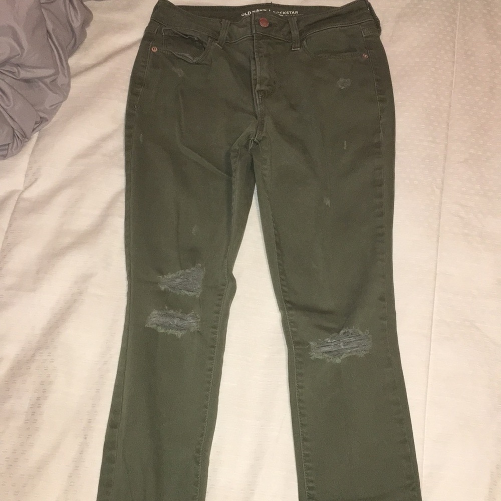 Green pants